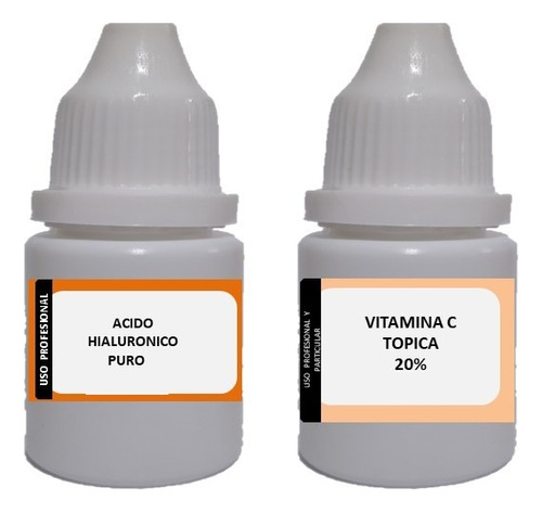 A. Hialuronico Puro Al 20% + Vitamina C Pura 20% Relleno De Arrugas Luminocidad De La Piel Alisa Arrugas 