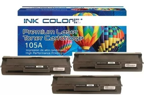 Pack 3 Toner Genérico 105a Impr Hp 135a 137fnw 107mfp 135mf 