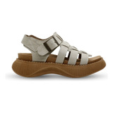 Sandalias Franciscanas Lujan Bym Shoes Mujer Cuero 100% 