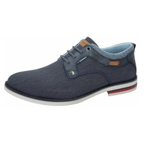 Zapato Casual De Caballero  Pierre Cardin S086 Color Azul