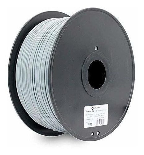 Filamento De Impresora 3d Polymax Pla Gris 2,85 Mm, 3 K...