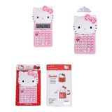 Calculadora Lcd Escolar 12 Digitos Hello Kitty