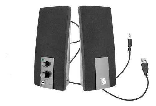 Bocinas Amplificadas Green Leaf Multimedia Usb 3w 18-9205