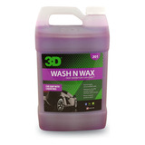 Shampoo Con Cera Para Autos 3d Wash N Wax Alta Espuma 1 Gal