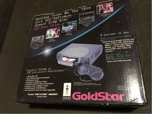 Console 3do Goldstar Incrivelmente Novo - Confira!!!