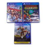 Jogos Originais Ps4 Novo 3 Jogos Transformers Wwe Up4-lot1