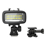 Para Cámara Gopro, 20 Led, Portátil, De Buceo, Luz De Rellen