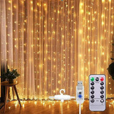 Cortina De Led Decoração Com Controle Natal