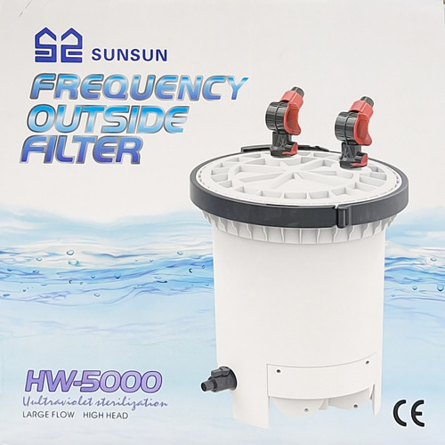 Filtro Canister Sunsun Hw-5000 - Com Uv 9w C/ Bomba 4600l\h