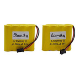 Blomiky 2pcs 48 V 700 Mah Nicd Aa Paquete De Baterias Para