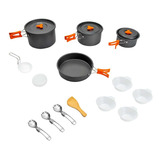 Kit De Utensilios De Cocina Para Camping - Mc-033 Mendoza