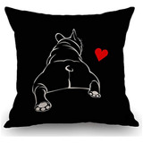 Ssoiu Bulldog Almohada, Decoración Bulldog, Regalo Bulldog, 