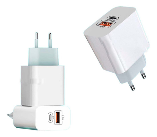 Carregador Turbo 20w Usb-c Tipo C Para Motorola Samsung 