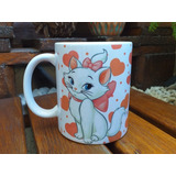 Taza Gatita Marie Aristogatos Película Disney Cerámica 