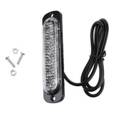 Kit 4pc Luces Led Barra Estrobo Escolta Patrulla 12-30v 6led