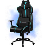 Cadeira Escritório Modelo Gamer Confortável Até 150kg Ciano