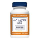 The Vitamin Shoppe Ácido Alfa Lipoico 100 Mg, Fórmula Anti