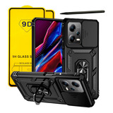 Case Anel Camera + 2 Película +caneta Para Redmi Note 12 Pro