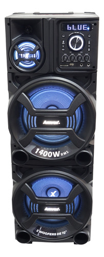 Caixa Som Amplificada Bluetooth 1400w Rms Led Usb Tws Bivolt