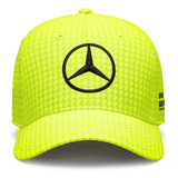 Gorra Lewis Hamilton Mercedes F1 Inglaterra Neon Amarrillo