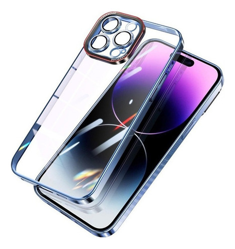 Funda Transparente Para iPhone 12 13 14 + Mica Cristal