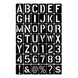 42x Modelos De Estênceis De Letras Alfabéticas
