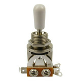 Selector De Microfono 3 Vías Guitarra Les Paul Plata Blanco