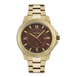 Relógio Masculino Technos Dourado F06111aa/4m C/ Nfe +barato
