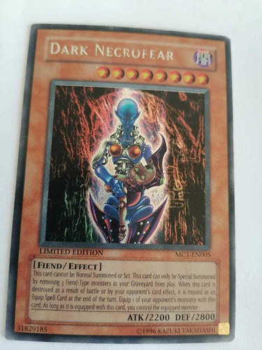 Dark Necrofear Mc1-en005 Usado