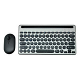 Combo Teclado Y Mouse Bluetooth 2.4ghz Recargable Tipo C