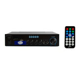 Amplificador Bluetooth Mitzu Pa-640bt Usb Fm Sd Control Fm 