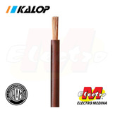 Cable Unipolar Marron 10mm Metro Cat 5 Kalop Electro Medina