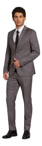 Traje Devré Super Simil 100 Fantasía Gris Hombre 03d00011200