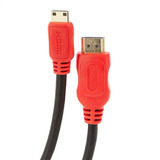 Cabo Mini Hdmi Para Hdmi 1.4 Ultra Hd 3d, 2 Metros