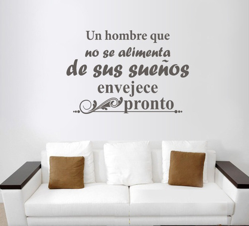 Vinilos Decorativos De Pared Frases Oferta Un Color Plotter