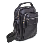 Morral Cuero Pu Pierre Cardin Original Bandolera Bolso Hombr