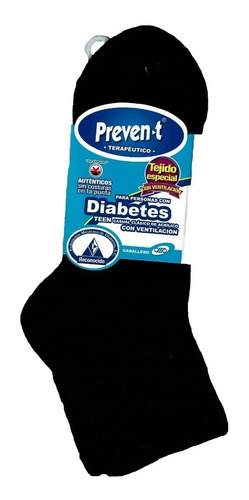 6 Pares De Tines Preven-t Caballero Pie Diabetico Ventilado