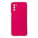 Capinha Silicone Compativel Motorola Moto G41 6.4 Aveludada Cor Pink