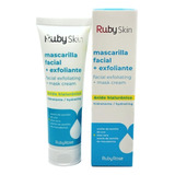 Mascarilla Facial Exfoliante Con A H Ruby Skin By Ruby Rose