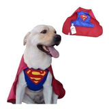 Roupa Pet Superman Para Cachorros Gatos Fantasia Superhomem