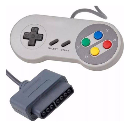 Controle Joystick Compatível Super Nes Play Game