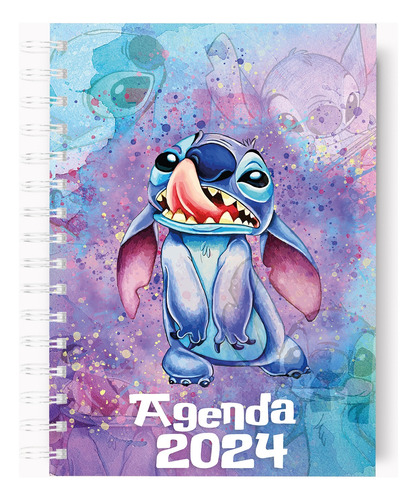 Agenda 2024 Stitch - Vista Mensual Y Semanal