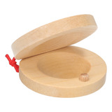 Par De Instrumentos Castanet, Castañuelas De Madera Con Form