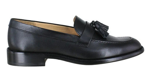 Zapato Casual Dama Carlo Ronaldi 1095-b Becerro Negro Cuero