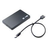 Enclosure Caja Sata Usb 3.0 Ssd/hdd Portátil Negro