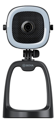 Webcam Boya Microfone Ring Light Ideal Para Chat Video Aula 