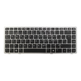 Teclado Hp 8460p Negro Con Marco Plata Probook 6460b