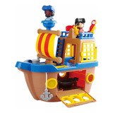 Brinquedo Navio Barco Pirata Com Acessórios Playset -menbers
