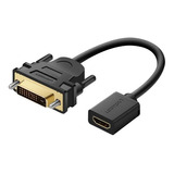 Cable Adaptador Ugreen Dvi A Hdmi Hembra 1080p Bidireccional