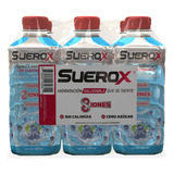 Bebida Hidratante Suerox 8 Iones Mora Azul C/6 Pzas 630 Mls